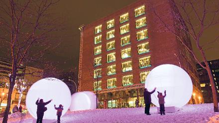 Zum High Lights Festival vom 17. bis zum 27. Februar wird Montréal mit zahlreichen Events zur schillernden Kulturmetropole. Foto: laif