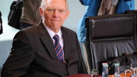 Bundesfinanzminister Wolfgang Schäuble.