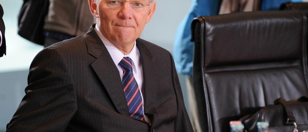 Bundesfinanzminister Wolfgang Schäuble.
