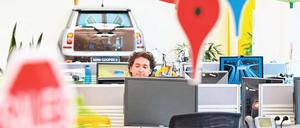 Lockere Atmosphäre. Im Münchner Büro arbeiten vor allem Softwareentwickler.