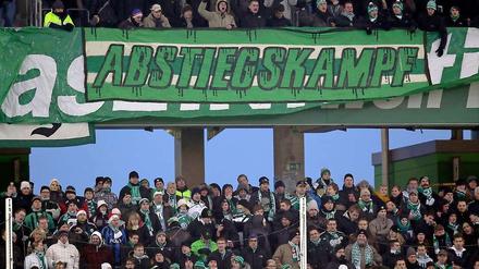 Die VfL-Fans geben die Marschroute vor.
