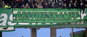 Die VfL-Fans geben die Marschroute vor.