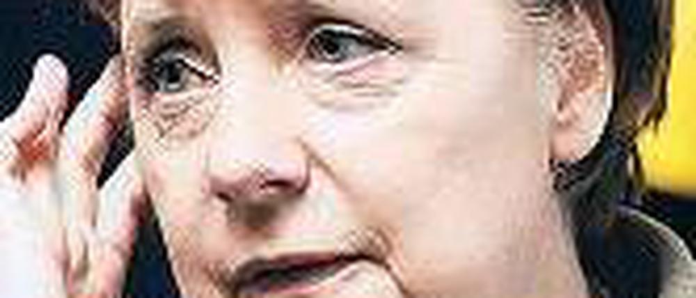 Moderatorin. Kanzlerin Angela Merkel muss zusammenführen. Foto: dpa