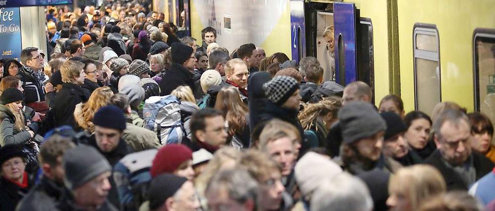 Schon an Weihnachten gab es Probleme in Hamburg am Hauptbahnhof.