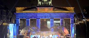 Silvester am Brandenburger Tor.