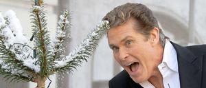 Der US-amerikanische Schauspieler und Musiker David Hasselhoff stellt zur Zeit seine "The Hoff is back!"-Tour vor.