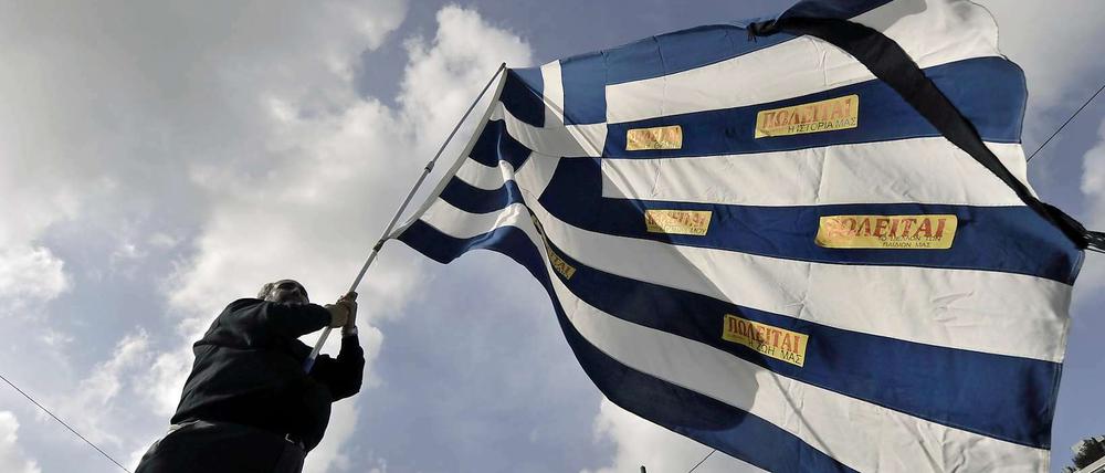 In Athen protestieren viele Bürger gegen den Sparkurs der Regierung.