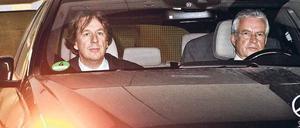 Die belastende Aussage der Frau reicht nicht. Jörg Kachelmann und sein hochfahrender Verteidiger Johann Schwenn. 