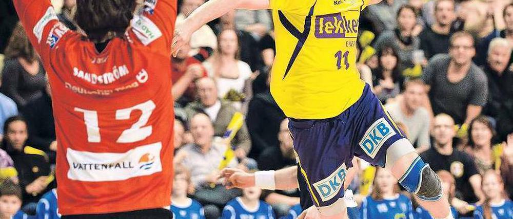 Angriff auf Amerikanisch. Markus Richwien spielt mit der Bundesliga-Auswahl beim Big-Apple-Turnier. Foto: City-Press