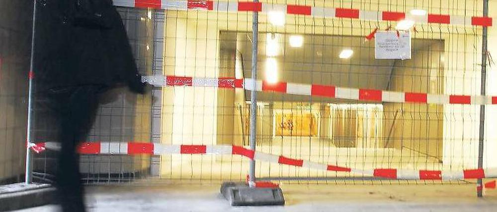 Kein Licht am Ende des Tunnels. Die Öffnung des Durchgangs bleibt ungewiss. 