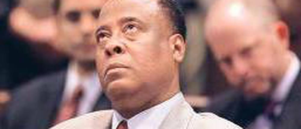 Conrad Murray bei der Anhörung vor dem Superior Court in Los Angeles. Foto: dpa