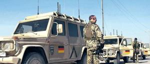 Kommando zurück: 2011 will die Bundeswehr mit dem Abzug aus Afghanistan beginnen, 2014 soll er abgeschlossen sein. Spätestens dann müssen afghanische Soldaten allein für die Sicherheit in ihrem Land sorgen. Foto: dpa