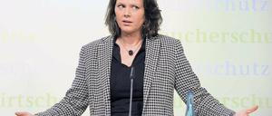 Erst wütend, dann düpiert. Verbraucherministerin Ilse Aigner (CSU) legt sich mit der niedersächsischen Regierung an. Foto: dpa