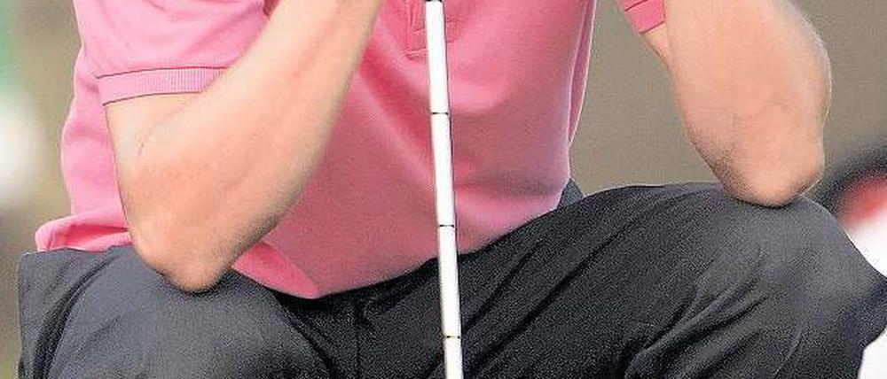 Rangliste im Blick. Martin Kaymer könnte erneut um Rang eins kämpfen. Foto: AFP