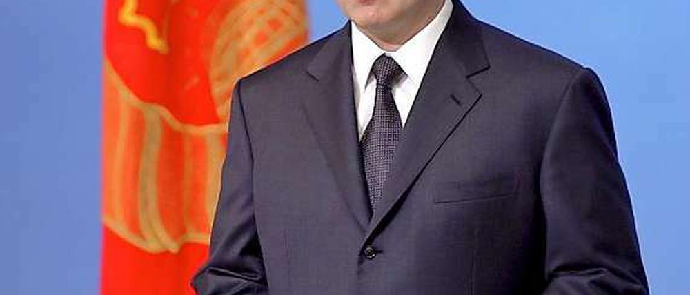 Regiert am liebsten alleine: Weißrusslands Präsident Lukaschenko