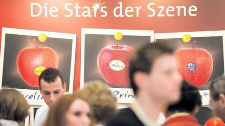 Runde Sache. Obstbauern würden vermutlich einen Apfel als Imbiss empfehlen. Foto: dapd