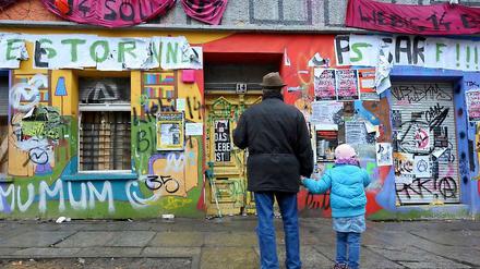 In der Tat: Berlin-Friedrichshain gilt inzwischen als beliebte Wohngegend für junge Familien.