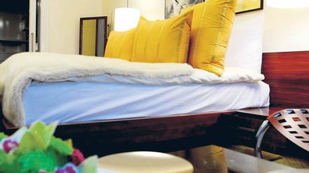 2 x 2 Meter. Das Bett in der Ritz-Carlton-Suite.