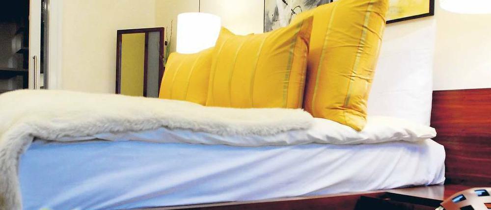 2 x 2 Meter. Das Bett in der Ritz-Carlton-Suite.