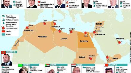 Die Lage in der arabischen Welt im Überblick.