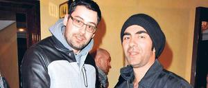 Hand drauf. Vor kurzem besuchten Sido und Fatih Akin den Empfang des Medienboards Berlin-Brandenburg. Das fördert ihren gemeinsamen Film mit 750 000 Euro. 