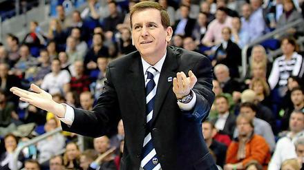 Noch nichts in der Hand: Albas Trainer Muli Katzurin will kein konkretes Saisonziel ausgeben.