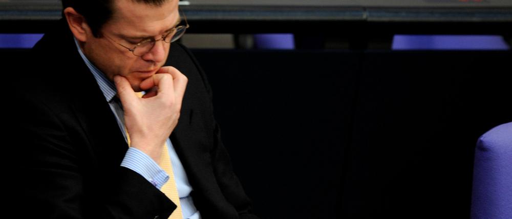 Verteidigungsminister Karl-Theodor zu Guttenberg.