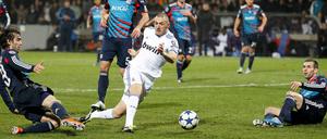 Karim Benzema traf für Real.