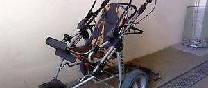 In der Richardstraße brannte ein Kinderwagen.