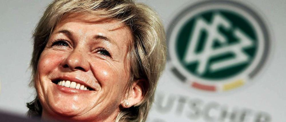 Bundestrainerin Silvia Neid freut sich über ihren perfekten Kader.