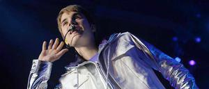 Justiiiin! Der umschwärmte Jungstar sang am Sonnabend alle seine Hits.
