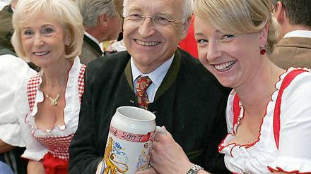 Edmund Stoiber mit Tochter Veronica Saß.