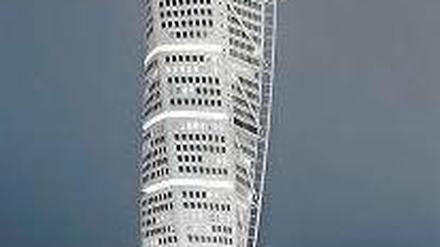Turning Torso in Malmö. Im zweithöchsten Wohnhaus Europas erhellen LEDs von Osram die Geschosse. 