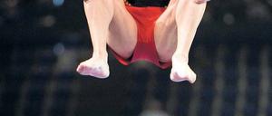 Augen zu und durch. Philipp Boy turnte eine starke Qualifikation. Foto: AFP