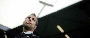 Hertha-Trainer Markus Babbel schaut sorgenvoll auf die verbleibenden vier Saisonpartien.