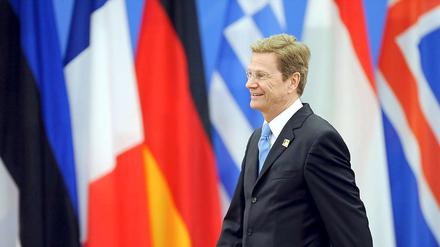 Außenminister Guido Westerwelle (FDP).