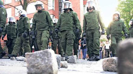 Alle Jahre wieder. Mit Randale der Autonomen rechnet die Polizei auch an diesem 1.-Mai-Wochenende. Eine Demo noch während des Myfests ist bereits angemeldet.