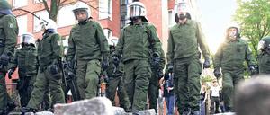 Alle Jahre wieder. Mit Randale der Autonomen rechnet die Polizei auch an diesem 1.-Mai-Wochenende. Eine Demo noch während des Myfests ist bereits angemeldet.