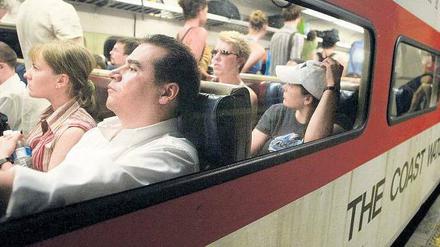 Die Terrororganisation Al Qaida soll überlegt haben, einen Zug durch Manipulation der Schienen auf einer Brücke zum Entgleisen zu bringen. Das Foto zeigt einen Zug an der Grand Central Station in New York. 