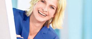 Kuckuck, ich bin die Neue. Barbara Hahlweg moderiert „mona lisa“. Foto: ZDF