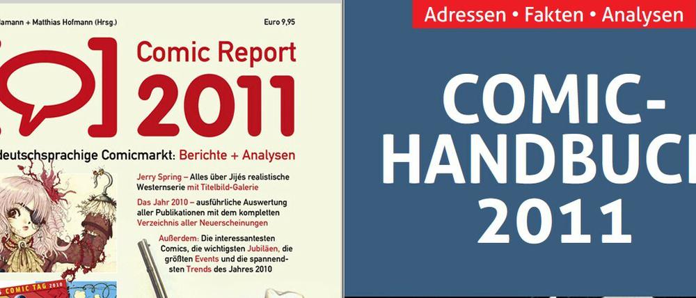 Wegweiser durch die Nischengesellschaft: Der Comic-Report ist gerade erschienen, das Comic-Handbuch folgt in Kürze.