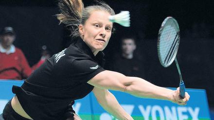 Keine Federn lassen. Am Wochenende ist EBT Berlin mit Juliane Schenk Deutscher Meister geworden. Foto: AFP