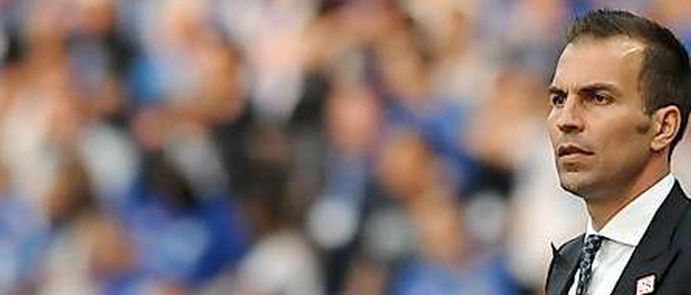 Hertha BSC Markus Babbel freut sich über den Finaleinzug von Kaka mit Braga - doch gegen Aue hätte er den Leihspieler gern zurück.