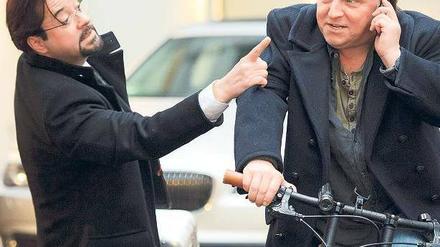 Beliebtestes Paar. Boerne (Jan Josef Liefers, l.) und Thiel (Axel Prahl).Foto:WDR