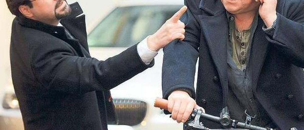 Beliebtestes Paar. Boerne (Jan Josef Liefers, l.) und Thiel (Axel Prahl).Foto:WDR