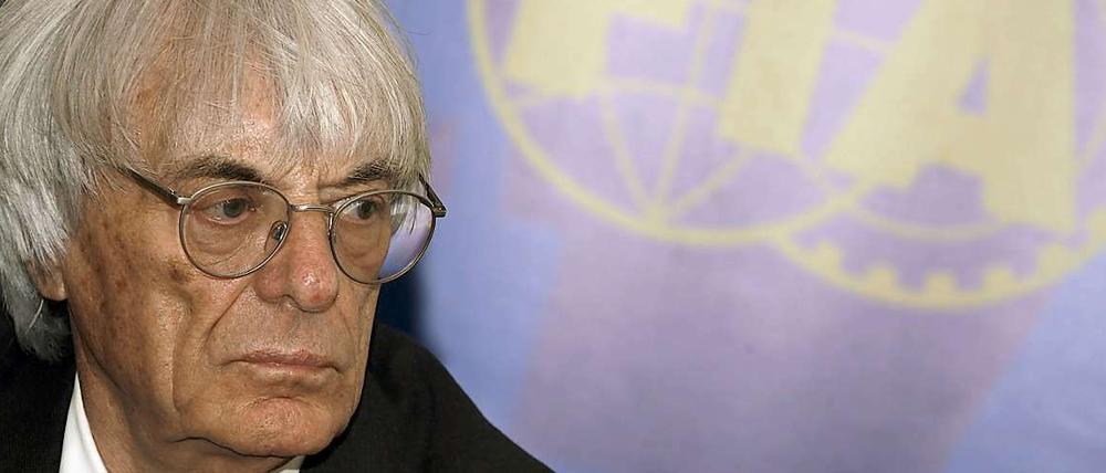 Der Chef. Bernie Ecclestone ist inzwischen 80. Es mehren sich die Zweifel, dass er das Geschehen noch überblickt.