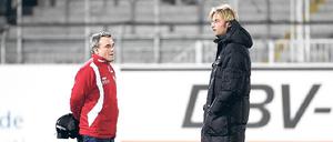 Längst größer als sein Lehrmeister. Wolfgang Frank (l.) hat den Trainer Klopp entscheidend geprägt.