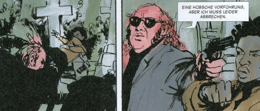 Kriminelles Geflecht: Eine Szene aus dem Buch.
