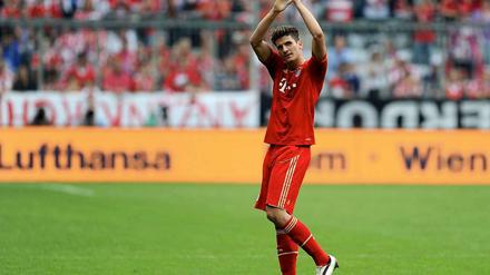 Doch noch ein Titel. Mario Gomez wurde Torschützenkönig.