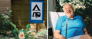 Auf dem kleinsten Campingplatz Brandenburgs : Zelten bei Fritz Lintow